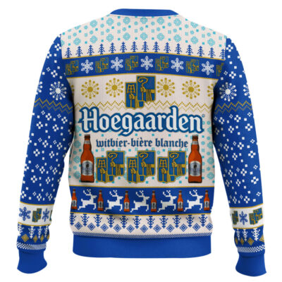 Hooktab Hoegaarden Beer Ugly Christmas Sweater