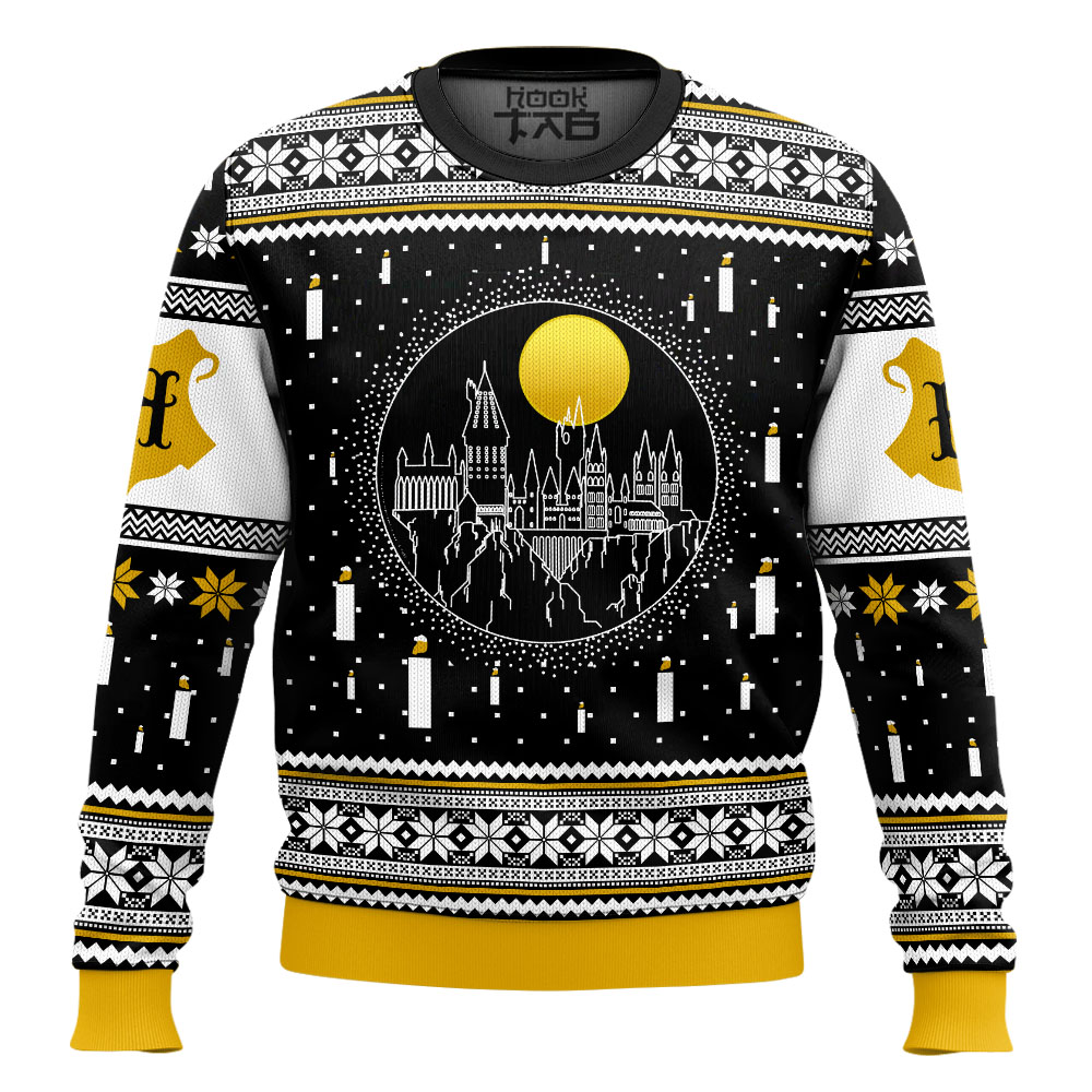 Hooktab Hogwart Night Ugly Christmas Sweater Hooktab Hogwart Night Ugly Christmas Sweater