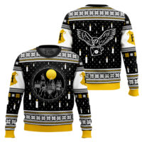 Hooktab Hogwart Night Ugly Christmas Sweater