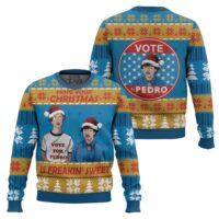 Hooktab Hope Your Christmas Is Freakin' Sweet Napoleon Dynamite Ugly Christmas Sweater