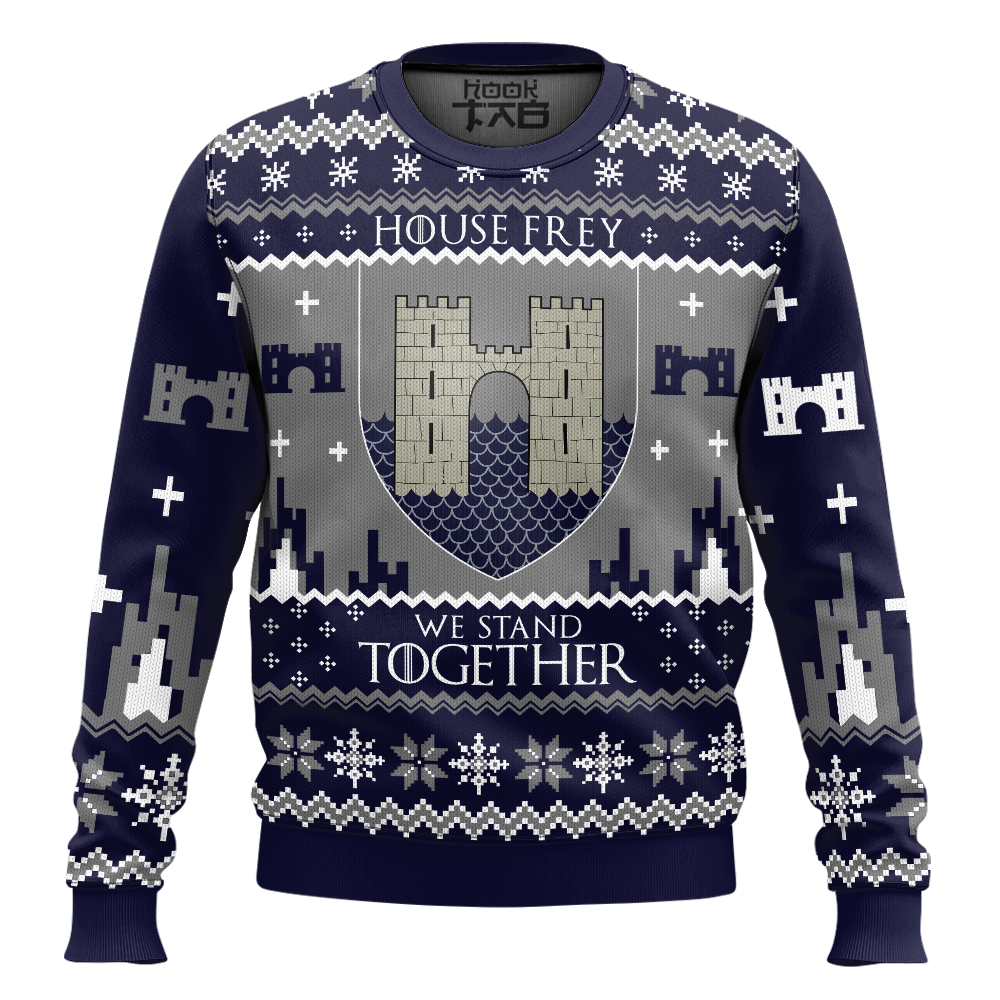 Hooktab House Frey Game Of Thrones Ugly Sweater Hooktab House Frey Game Of Thrones Ugly Sweater