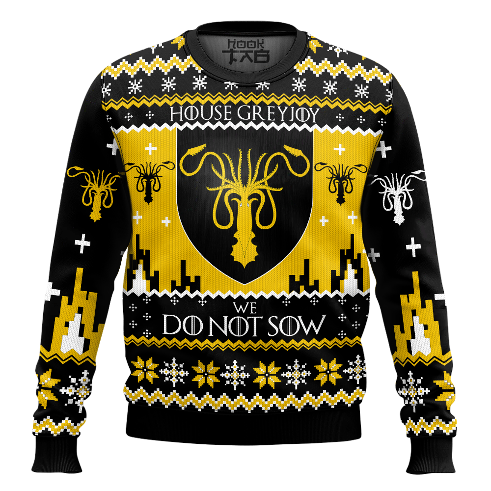 Hooktab House Greyjoy Game Of Thrones Ugly Sweater Hooktab House Greyjoy Game Of Thrones Ugly Sweater