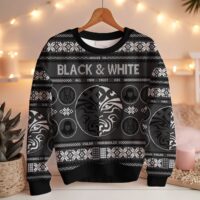 Hooktab House Of Black and White Valar Morghulis Game Of Throne Ugly Christmas Sweater