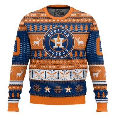 Houston Astros - Custom Name And Number Ugly Sweater