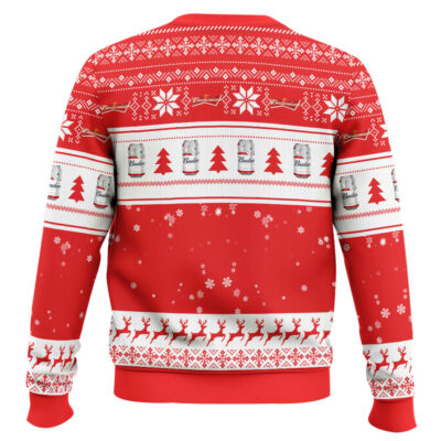 Hooktab How The Grinch Budweiser Ugly Christmas Sweater