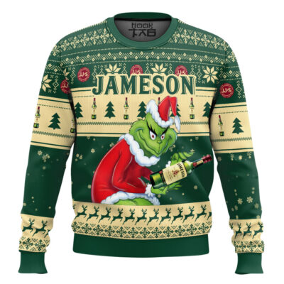 How The Grinch Stole Jameson Ugly Christmas Sweater