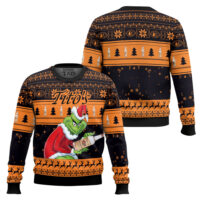 Hooktab How The Grinch Stole Tito's Vodka Ugly Christmas Sweater