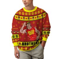 Hooktab Hulk Hogan Brother! WWE Ugly Christmas Sweater