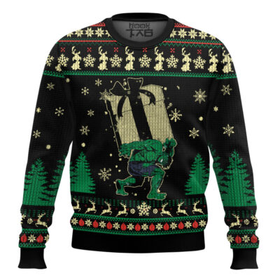 Hulk Smash Gift Ugly Christmas Sweater