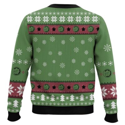 Hooktab Hulk Smash! Ugly Christmas Sweater