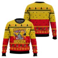 Hooktab Hulkamania Hulk Hogan WWE Ugly Christmas Sweater