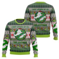 Hooktab I Ain't Afaird Of No Relatives Ghostbusters Ugly Christmas Sweater