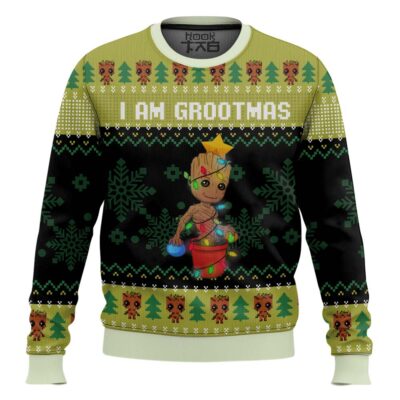 I Am Grootmas Guardians Of The Galaxy Ugly Christmas Sweater