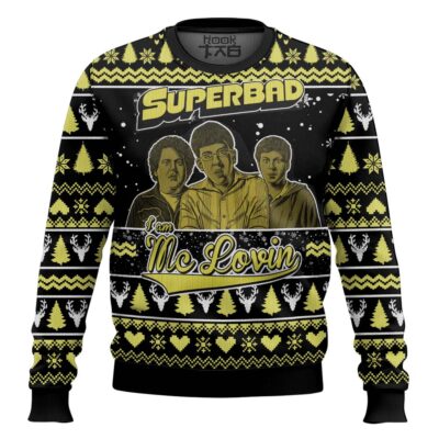 I Am Mc Lovin Superbad Ugly Christmas Sweater