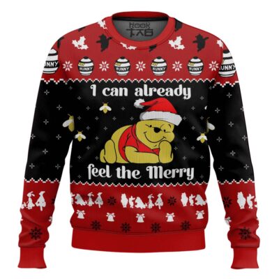 I Can Already Feel The Merry Winnie-the-Pooh Ugly Christmas Sweater