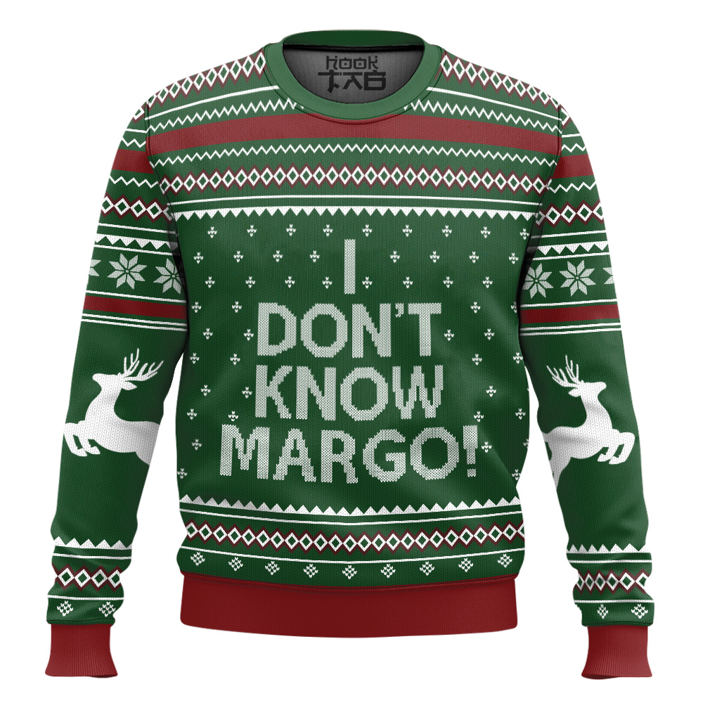 Hooktab I Don't Know Margo National Lampoon Ugly Christmas Sweater Hooktab I Don't Know Margo National Lampoon Ugly Christmas Sweater