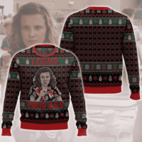 Hooktab I Dump Your Ass Stranger Things Ugly Christmas Sweater