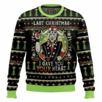 Hooktab I Gave You Your Heart Indiana Jones Ugly Christmas Sweater