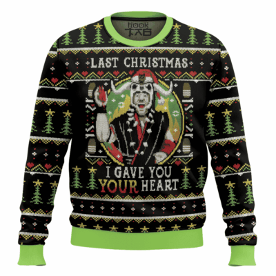 I Gave You Your Heart Indiana Jones Ugly Christmas Sweater