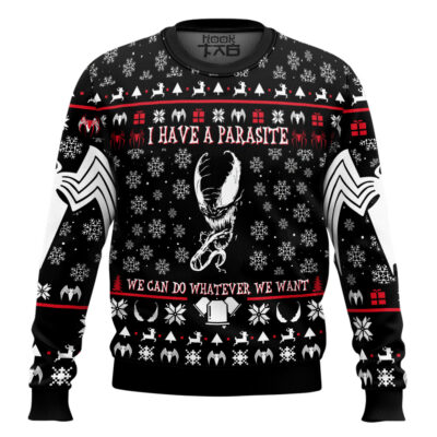I Have A Parasite Marvel Venom Ugly Christmas Sweater
