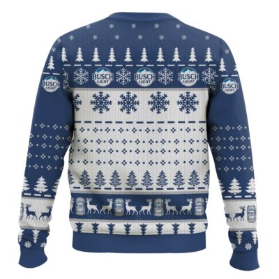 Hooktab I Love Titties And Busch Light – Custom Name Ugly Christmas Sweater