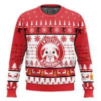 Hooktab I Love Titties And Fireball Whiskey Ugly Christmas Sweater