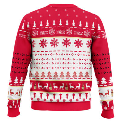 Hooktab I Love Titties And Maker’s Mark Ugly Christmas Sweater