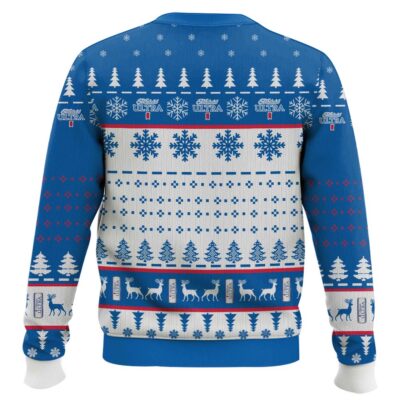 Hooktab I Love Titties And Michelob Ultra Ugly Christmas Sweater
