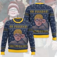 Hooktab I Shot My Eye Out A Christmas Story Ugly Christmas Sweater
