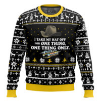 Hooktab I Take My Hat Off For One Thing Smokey And The Bandit Ugly Christmas Sweater