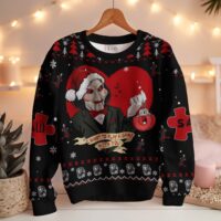 Hooktab I Want To Play A Game Saw Ugly Christmas Sweater