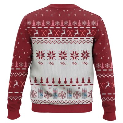 Hooktab I Will Drink Coors Light Here Or There Ugly Christmas Sweater