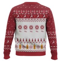 Hooktab I Will Drink Fireball Whisky Here Or There Ugly Christmas Sweater