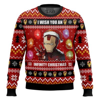 I Wish You A Infinity Christmas Iron Man Ugly Christmas Sweater