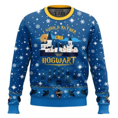 I Would Rather Be At Hogwart Ravenclaw Sweater