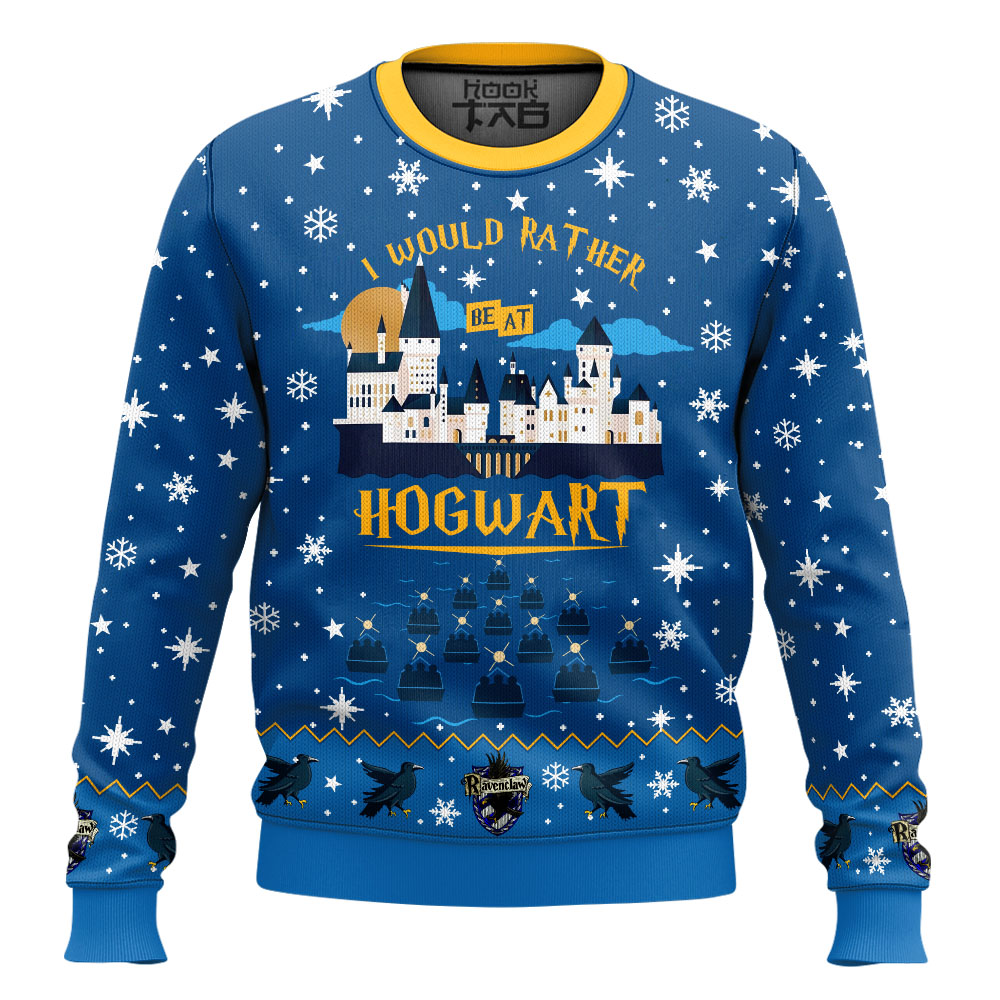 Hooktab  I Would Rather Be At Hogwart Ravenclaw Sweater Hooktab  I Would Rather Be At Hogwart Ravenclaw Sweater
