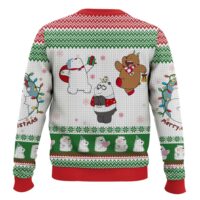 Hooktab Ice Bear Merry Christmas We Bare Bear Ugly Christmas Sweater