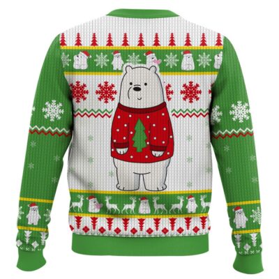 Hooktab Ice Bear This Sweater Is Ugly We Bare Bear Ugly Christmas Sweater