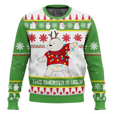Ice Bear This Sweater Is Ugly We Bare Bear Ugly Christmas Sweater