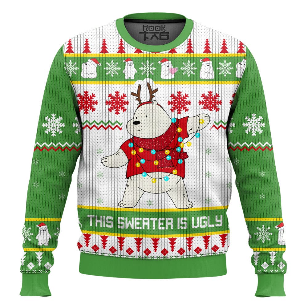 Hooktab Ice Bear This Sweater Is Ugly We Bare Bear Ugly Christmas Sweater Hooktab Ice Bear This Sweater Is Ugly We Bare Bear Ugly Christmas Sweater