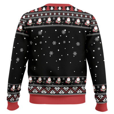 Hooktab Ice Hockey Christmas Tree Ugly Christmas Sweater
