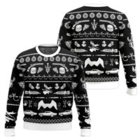 Hooktab Iconic Symbols Supernatural Ugly Christmas Sweater