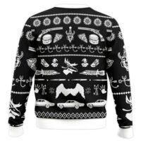 Hooktab Iconic Symbols Supernatural Ugly Christmas Sweater