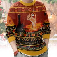 Hooktab I'll Be Back The Lord Of The Ring Ugly Christmas Sweater