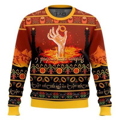 I'll Be Back The Lord Of The Ring Ugly Christmas Sweater