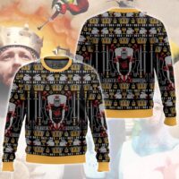 Hooktab I'll Bite Ya Legs Monty Python And The Holy Grail Ugly Christmas Sweater