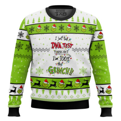 I'm 100% Grinch Ugly Christmas Sweater