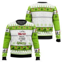 Hooktab I'm 100% Grinch Ugly Christmas Sweater
