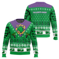 Hooktab I’m Always Angry The Incredible Hulk Ugly Christmas Sweater