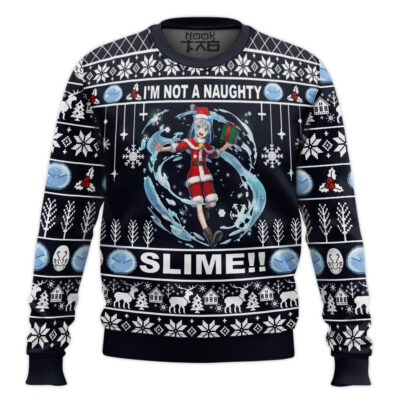 I'm Not A Naughty Slime!! That Time I Got Reincarnated As A Slime Ugly Christmas Sweater